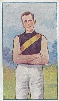 1921 J.J.Schuh Magpie Cigarettes Victorian League Footballers #NNO Hugh James Front